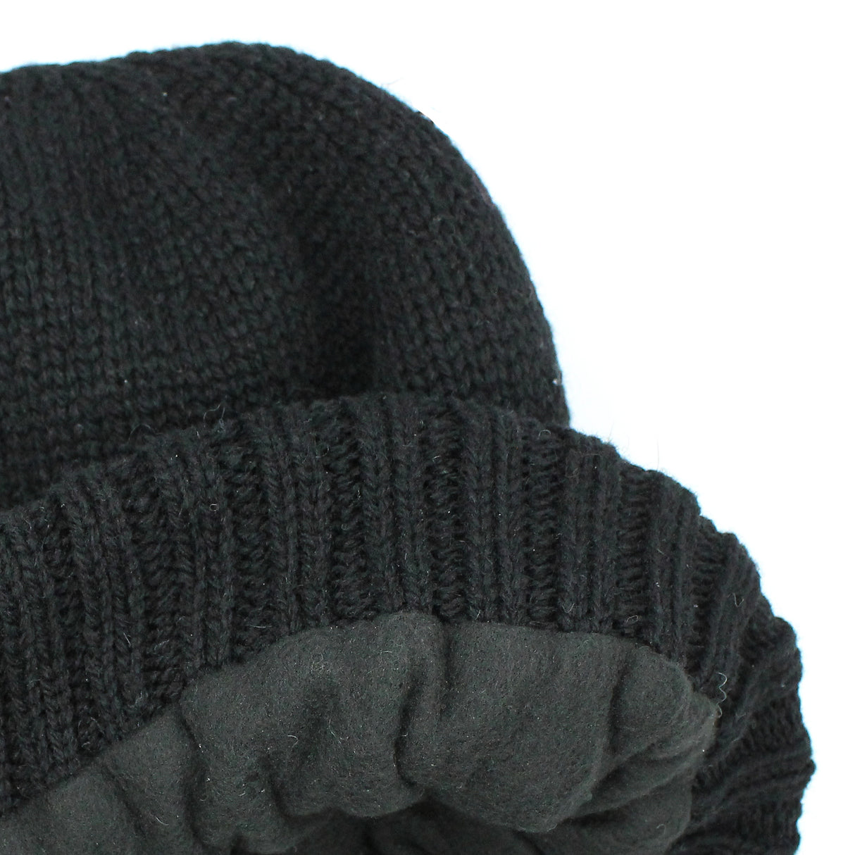 Dents Mens Thermal Insulated Wool Blend Knit Beanie Warm Winter Thick Hat - Black