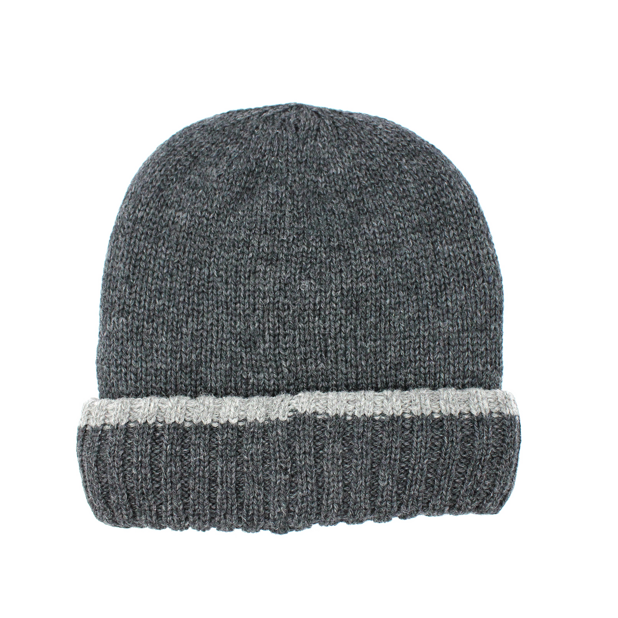 Dents Mens Thermal Insulation Wool Blend Knit Beanie - Charcoal (Warm Winter Thick Hat)