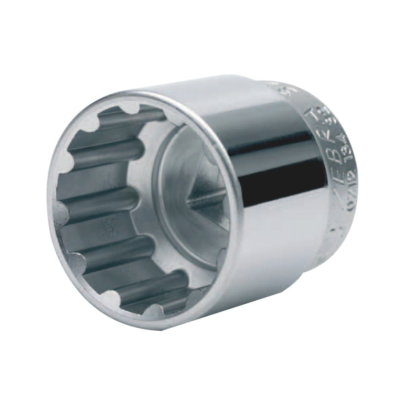 Wurth 1/4" 12pc Multi-Socket Wrench Set Chrome Metric/Imperial TX Bi-Hex Square