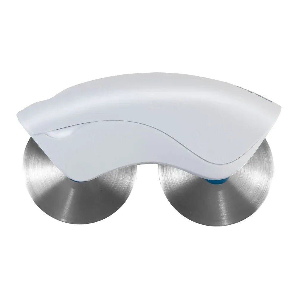 Culinare Magislice 23.5cm Double Wheel Pizza Pie Cutter Slicer Roller - White