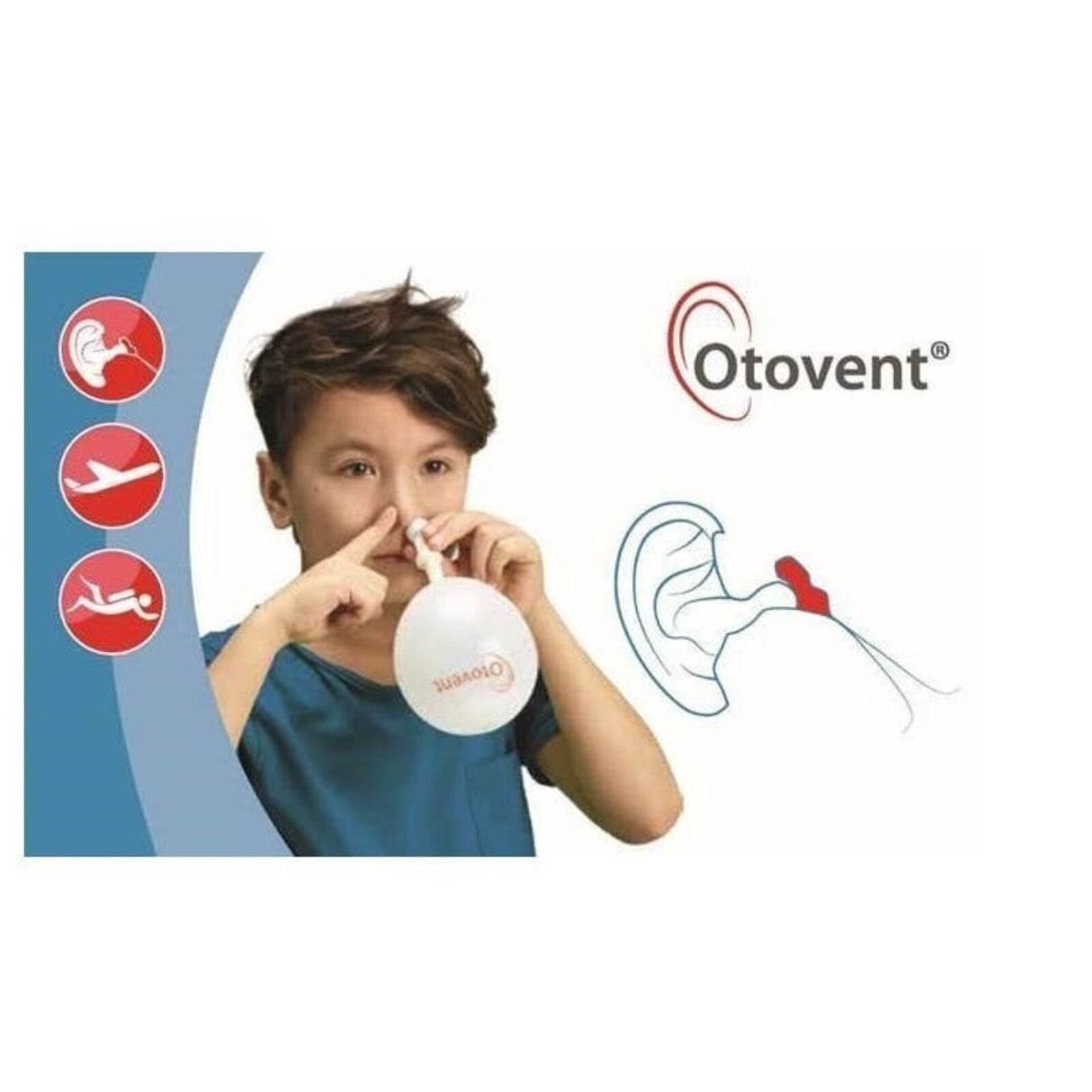 Otovent Kit Glue Ear Balloon Negative Pressure Middle Ear Treatment Eustachian Tube
