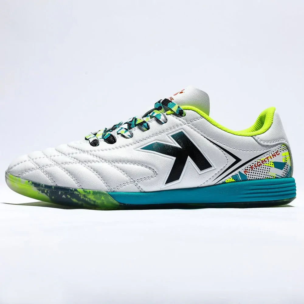 Kelme K-Fighting 2.0 Indoor Futsal Soccer Boots in White/Green