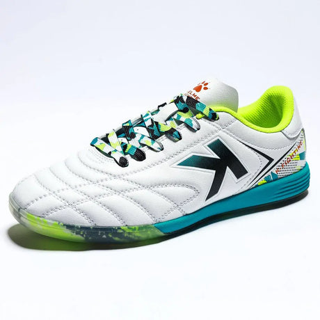 Kelme K-Fighting 2.0 Indoor Futsal Soccer Boots in White/Green
