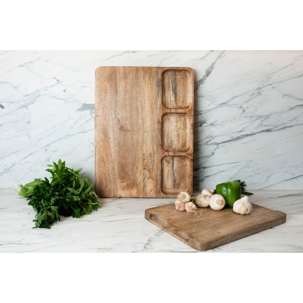 Peer Sorensen Mango Wood Cutting Chopping and Serving Board - 43x33x3.6cm