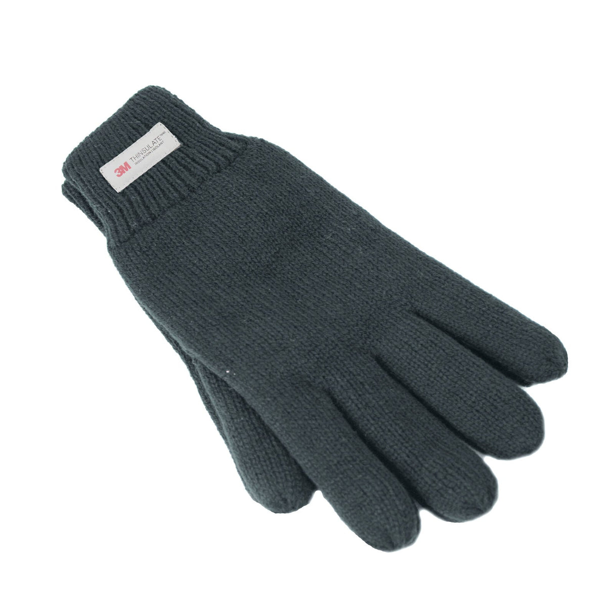Dents 3M Thinsulate Charcoal Gloves - Knitted Winter Snow/Ski Polar Fleece Thermal