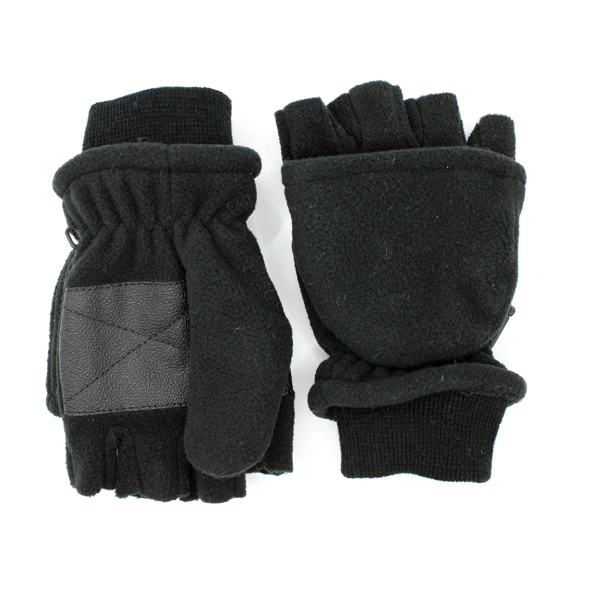 Dents Mens 3M Thinsulate Lined Half Finger Gloves/Mittens Fingerless Warm Winter in Black