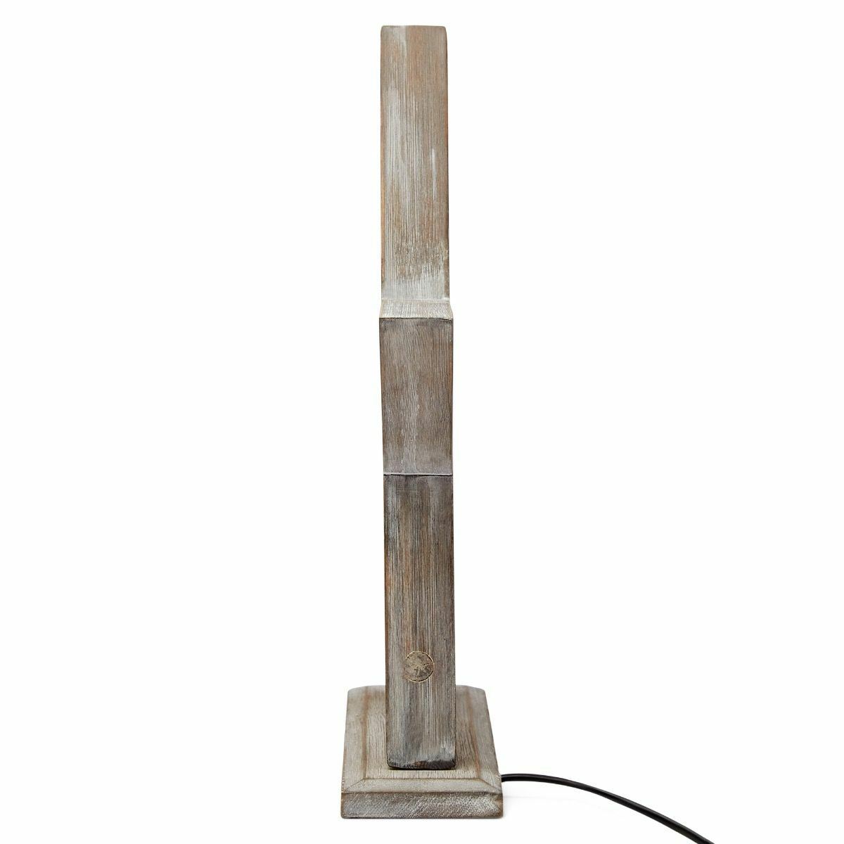 33cm Bamboo Star Lamp - Table Light - Antique Timber