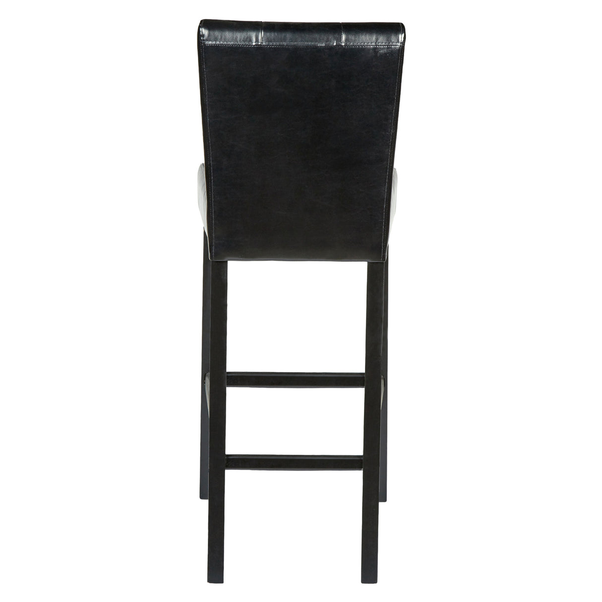 Set of 2 Manhattan Bar Stools Wooden Barstools Chairs Vintage - Black