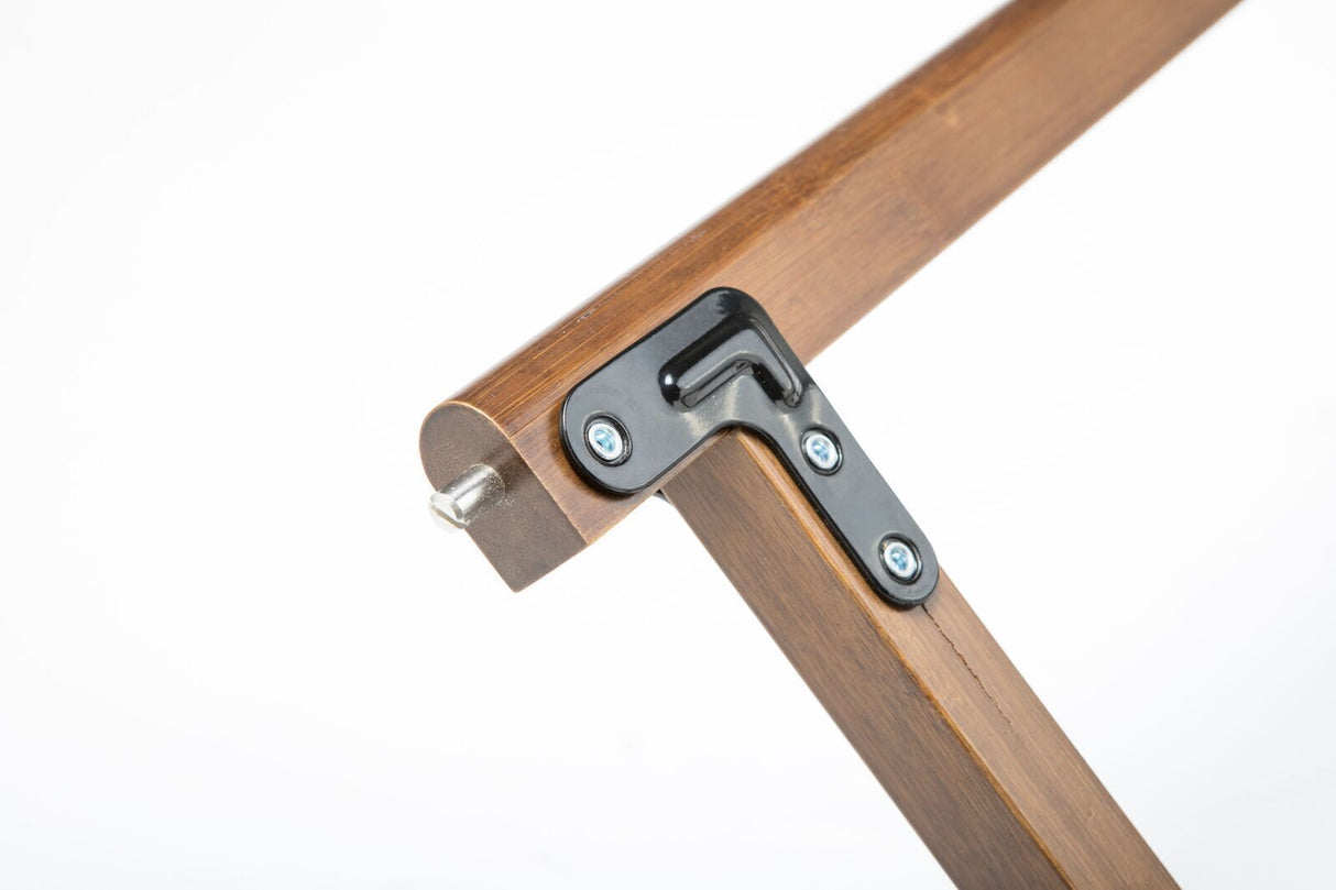 Wooden Foldable Camping Table 62cm + Jacaru Picnic Blanket 100% Cotton Regular