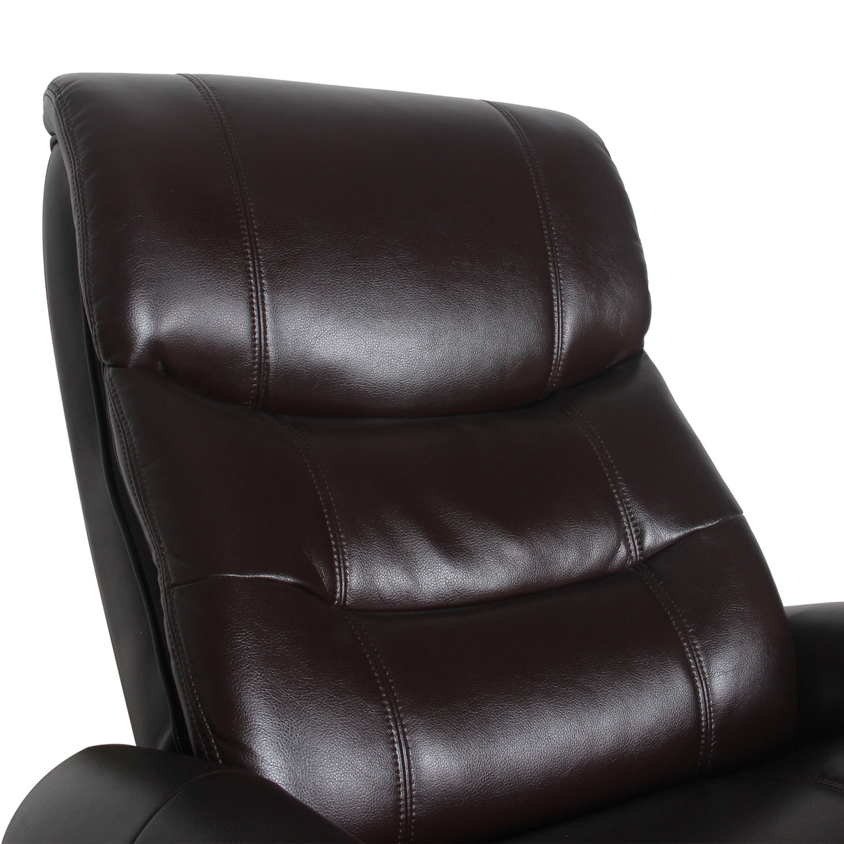 Julio Faux Leather Reclining Lounge Arm Chair w/ Ottoman Swivel Sofa
