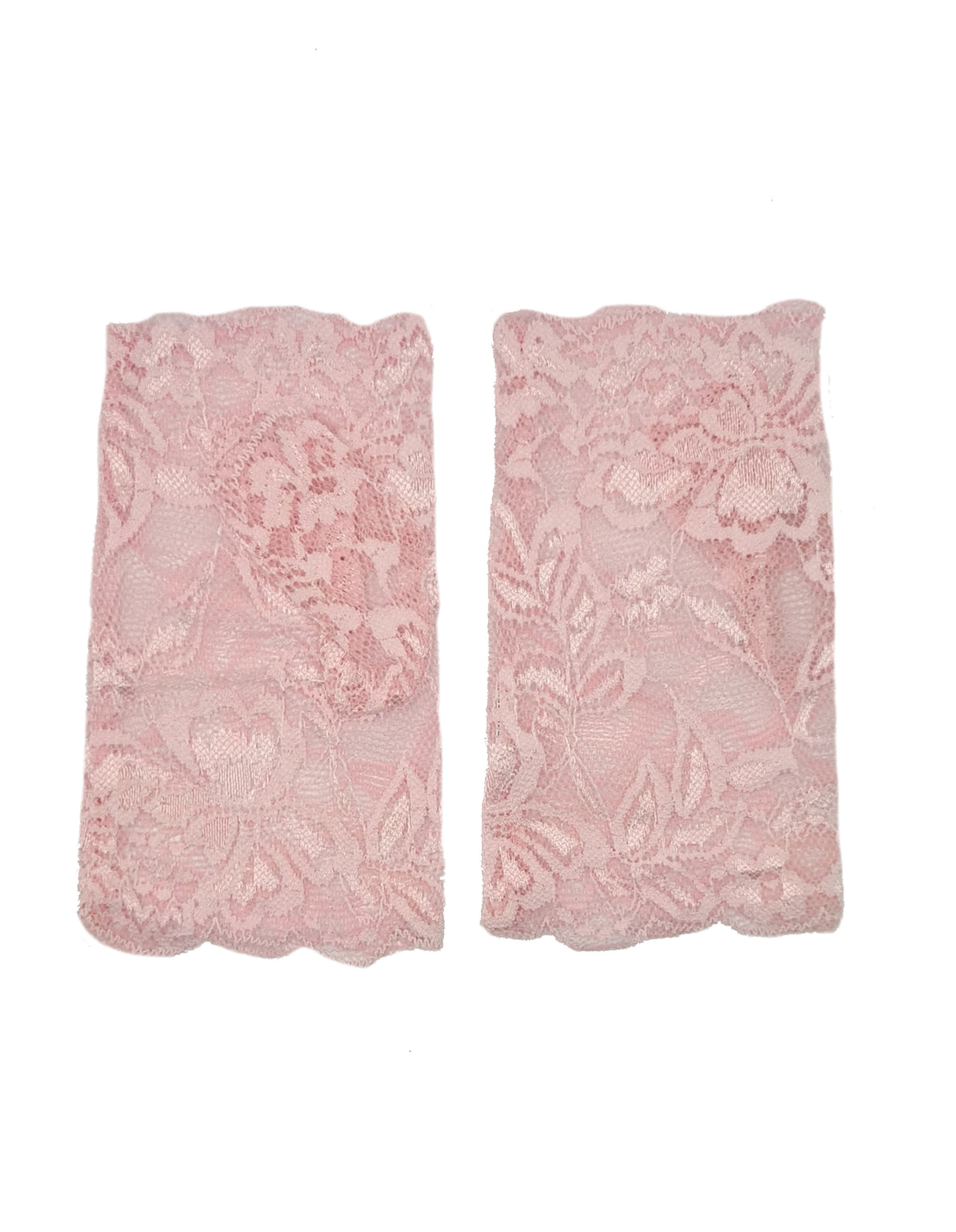 Dents Womens Lace Fingerless Mitten Glove Ladies - Pink