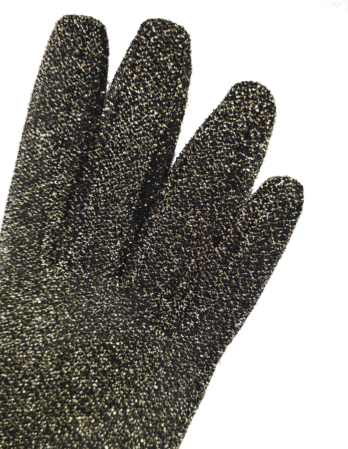 Dents Womens Elbow Length Mesh Gloves in Gold