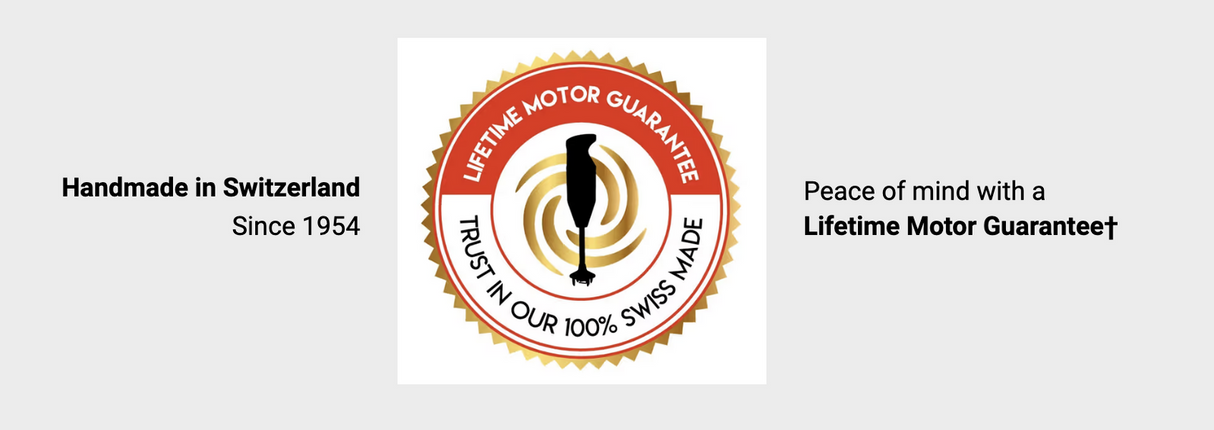 Bamix SwissLine Superbox - 200W Stick Blender, 4 Blade & SliceSy Attachments & Wet/Dry Processor