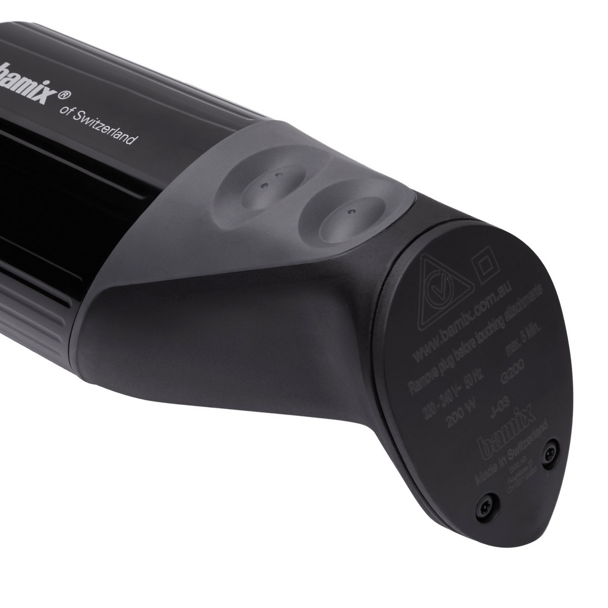 Bamix Gastro Immersion Blender 200W in Black (Made in Switzerland)