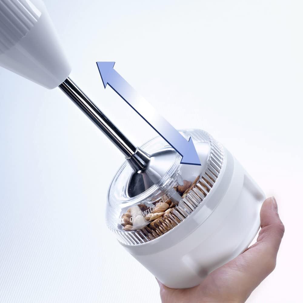 Bamix Wet/Dry Food Processor Mill Attachment Grinder & Chopper in White