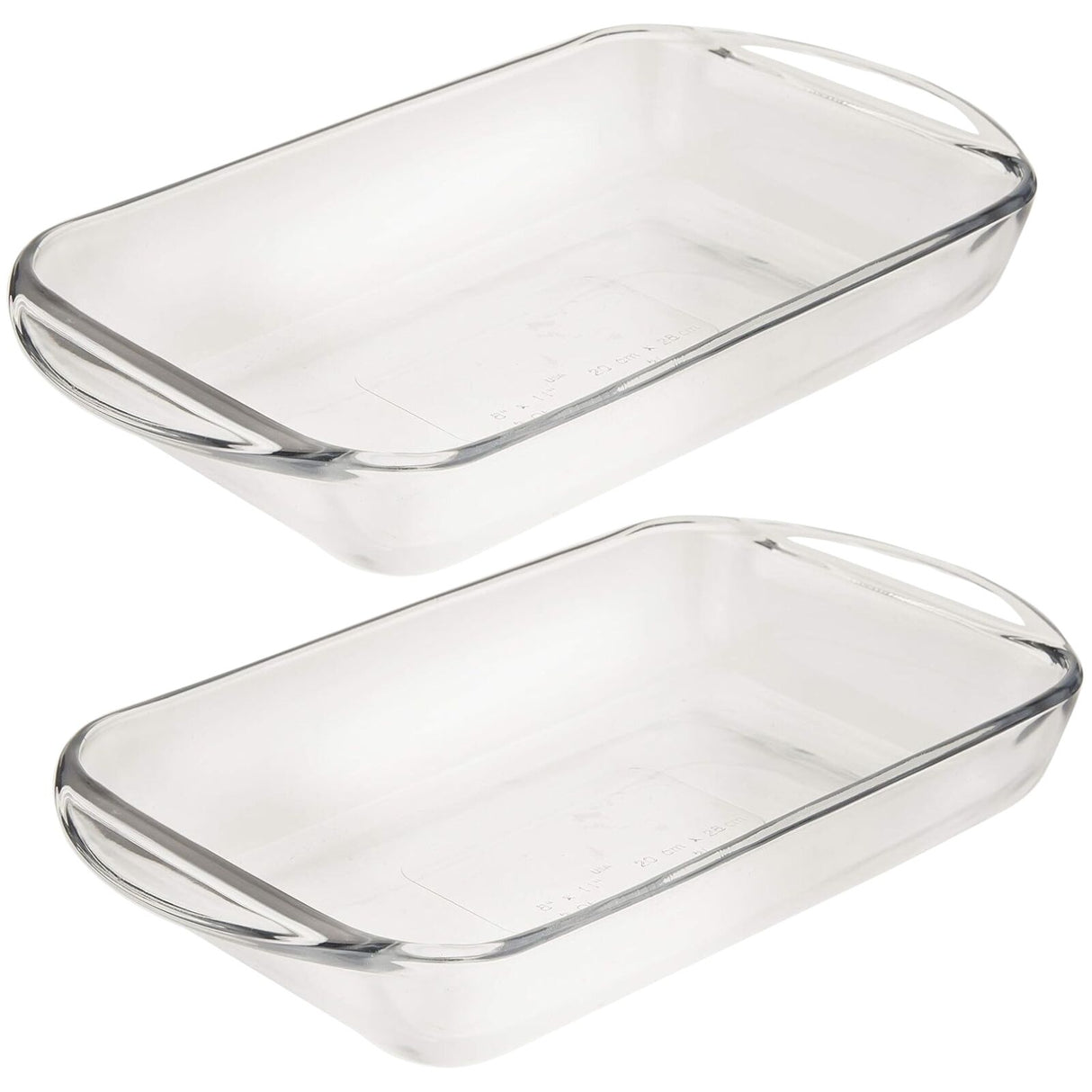 2x Anchor Hocking Fire-King Rectangular Baker 28x20cm - 2 Litre Capacity