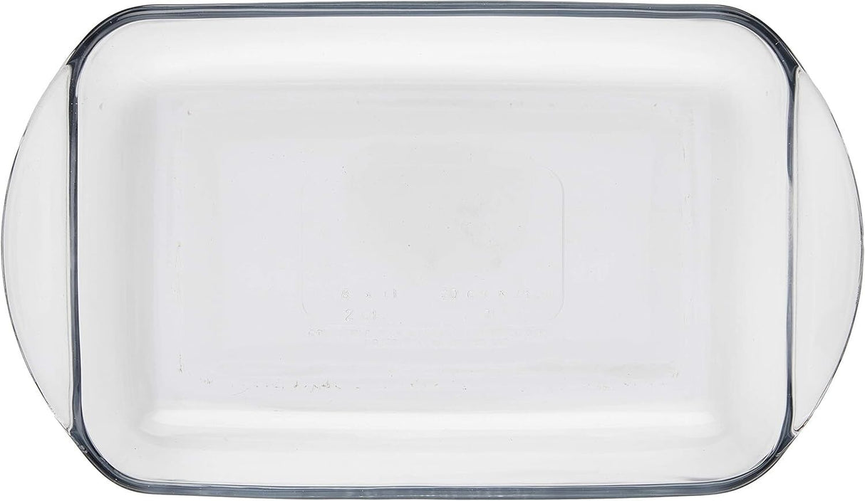 2x Anchor Hocking Fire-King Rectangular Baker 28x20cm - 2 Litre Capacity