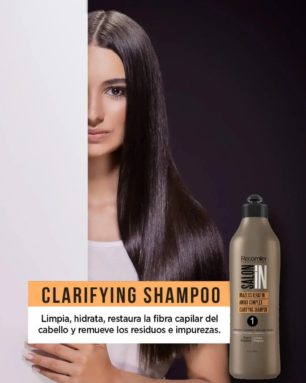 1 Litre Premium Recaimer Pure Keratin Braziliss Mask Straightening (Step 3)