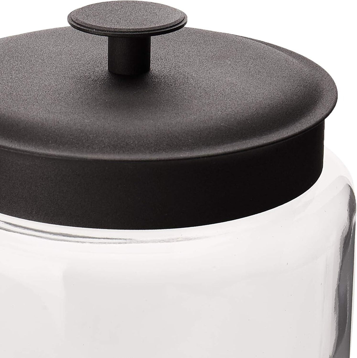Anchor Hocking Montana Jar w/Black Lid 22x17.5cm - 2.9L