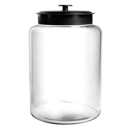 Anchor Hocking Montana Jar with Black Lid 34×21.5cm 9.5L