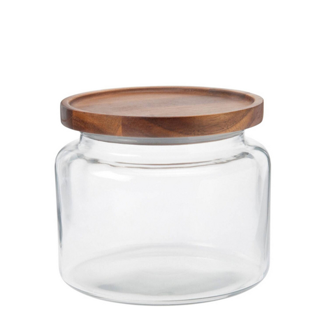 Anchor Hocking Montana Jar w/Acacia Lid - 1.9L