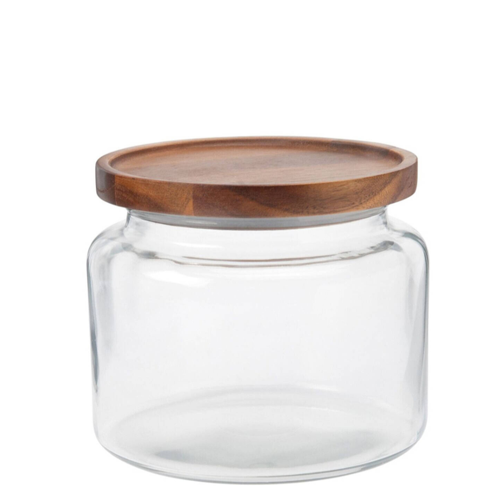 Anchor Hocking Montana Jar w/Acacia Lid - 1.9L