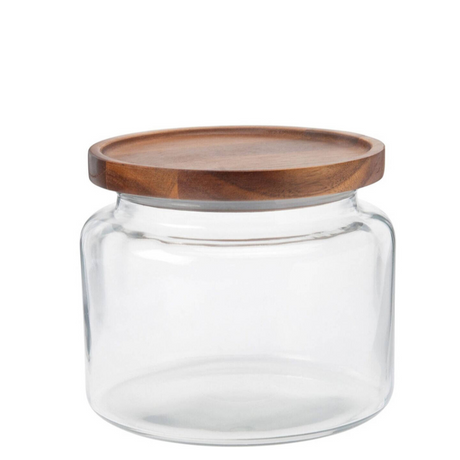 Anchor Hocking Montana Jar w/Acacia Lid - 1.9L