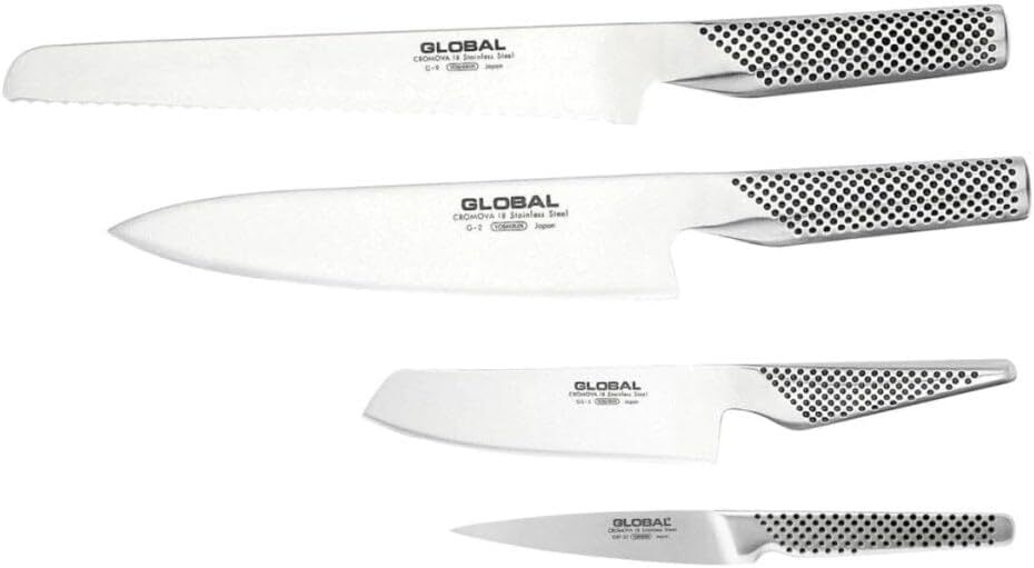 Global Ikasu 5-Piece Knife Block Set - Japanese Knives