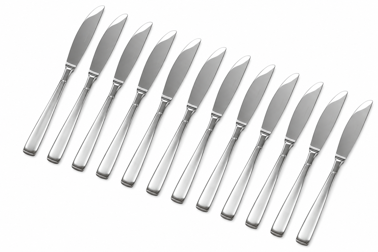 12x Tramontina Simplicity Dessert Knife Bulk Pack (18/10 Stainless Steel)