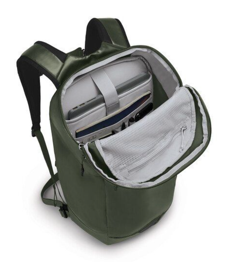 Osprey Unisex Adult Transporter Small Zip Top Laptop Backpack - Haybale Green