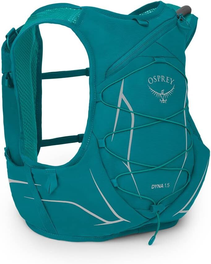 Osprey Dyna 1.5 Womens Hydration Vest w/ Hydraulics Reservoir in Verdigris Green Large Size