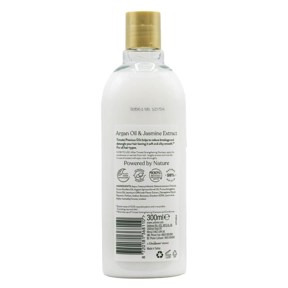 6x 300ml Timotei Strengthening Conditioner Bulk Pack - Argan Oil & Jasmine Extract