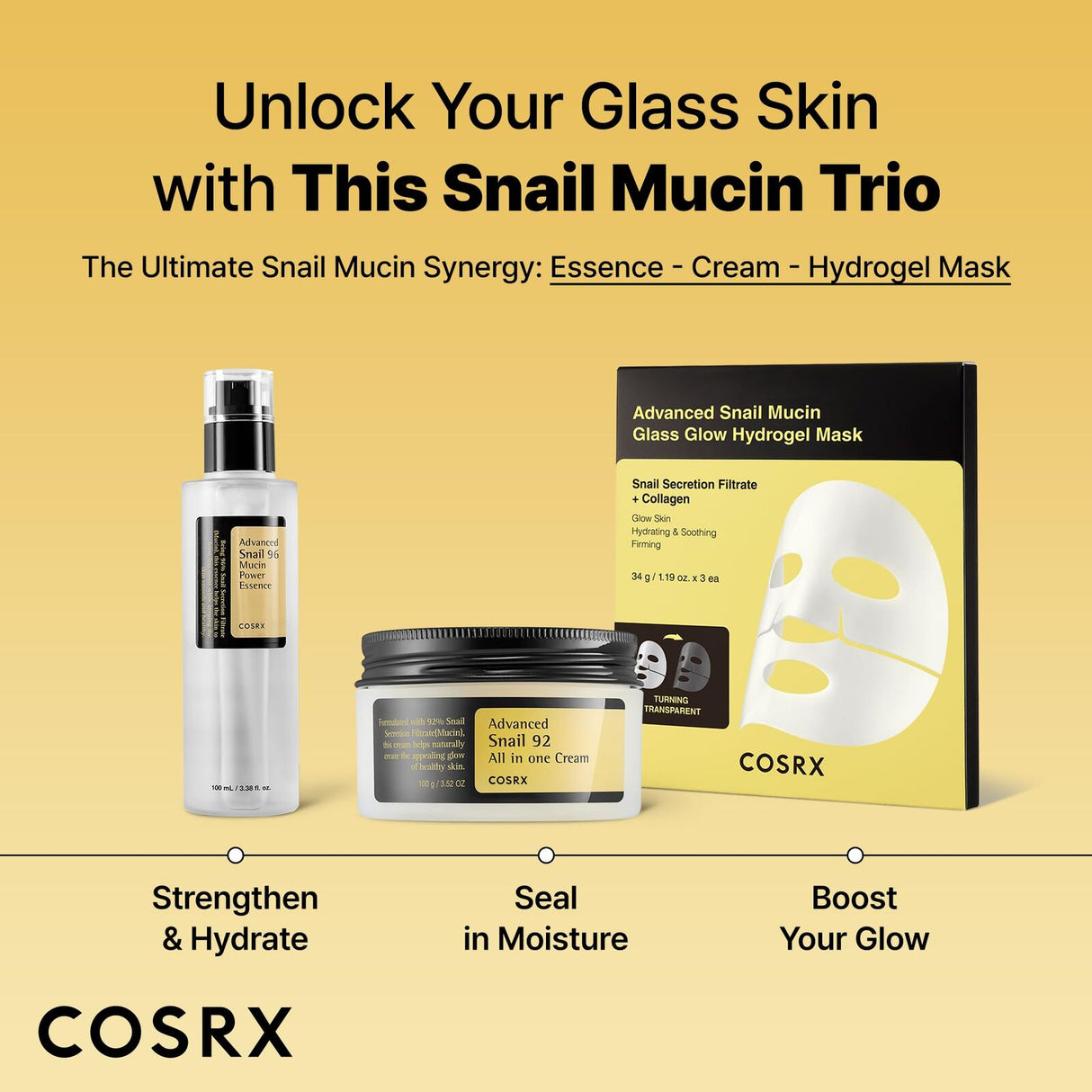 CosRx Advanced Snail 96 Mucin Power Essence - 100ml (3.38 fl oz)