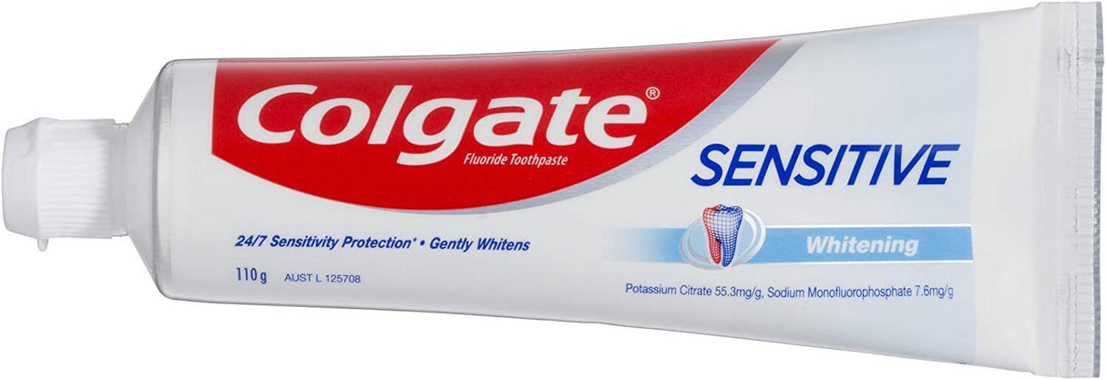 Colgate 110g Sensitive Whitening Toothpaste - Teeth Pain Relief