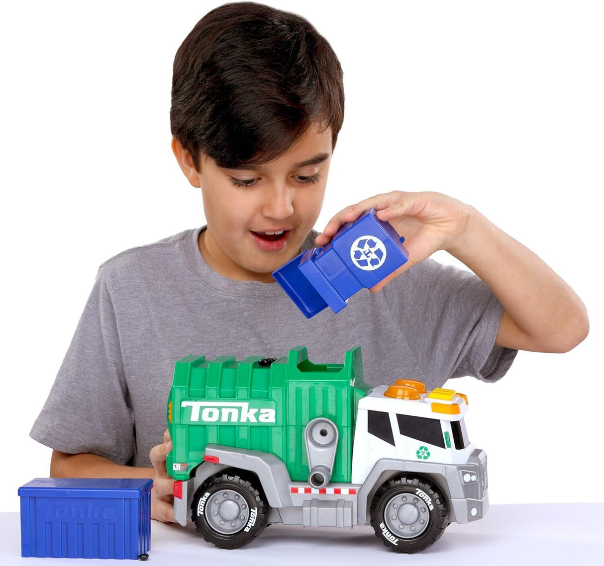 Tonka Mighty Mixers Recycling Toy Truck
