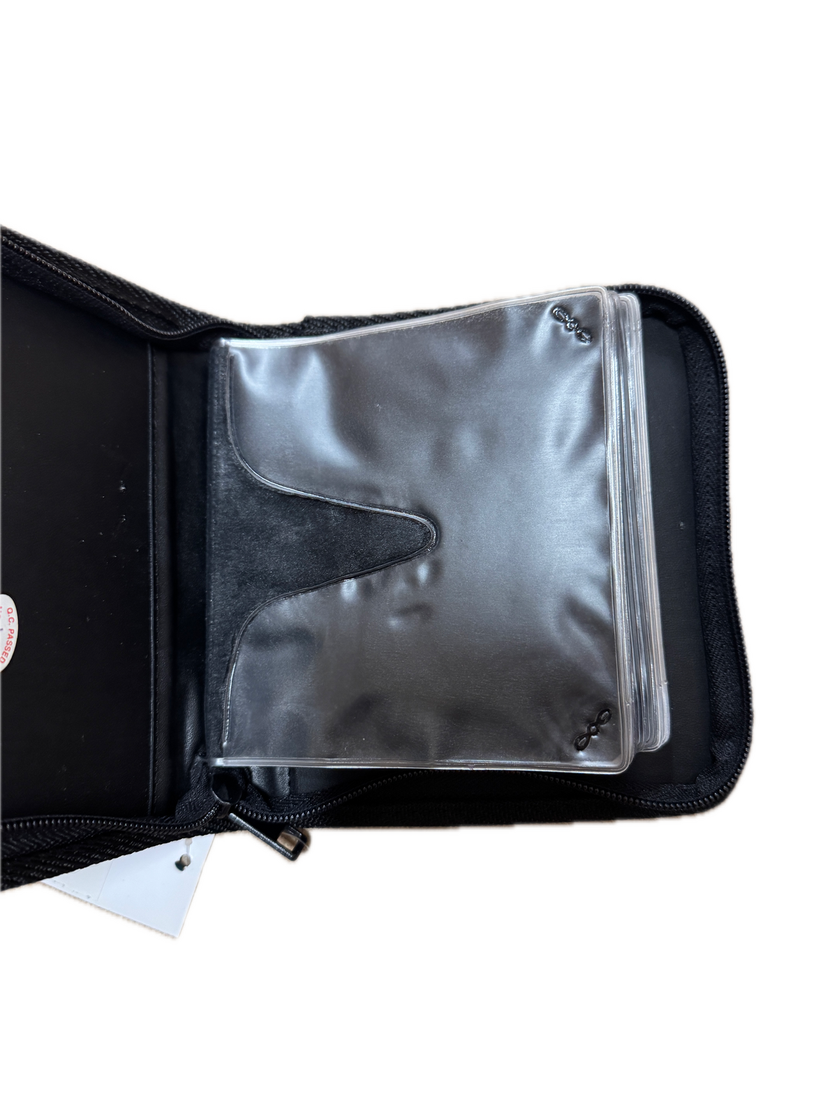 Canvas CD Wallet Sleeve Holder Disc In Car Ideal Storage Carry Case for 12 CDs