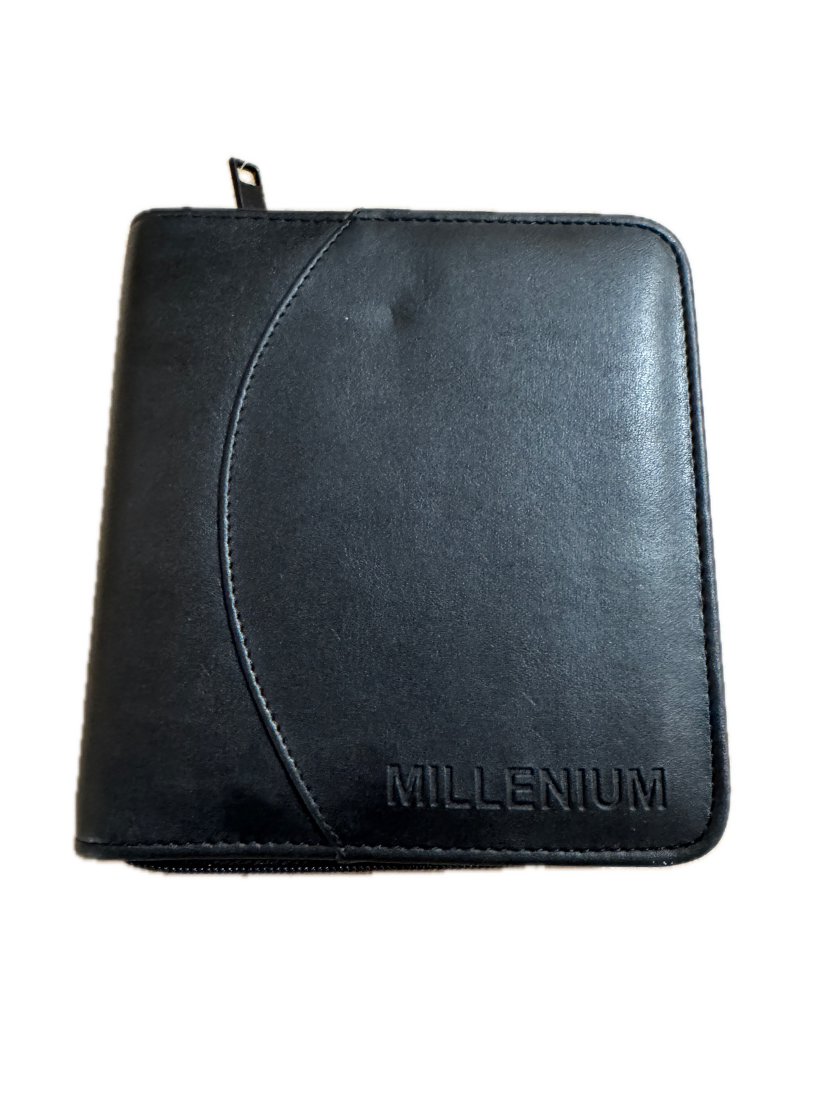 Leather Look CD Wallet Sleeve Holder Disc Ideal Storage Carry Case for 12 CDs in Black