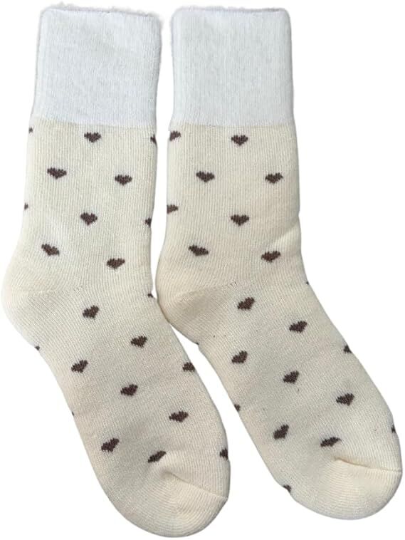6 Pairs Coco&Hana Womens Thick Alpaca Wool Blend Socks (EU36-EU41) - Thermal Cosy & Warm