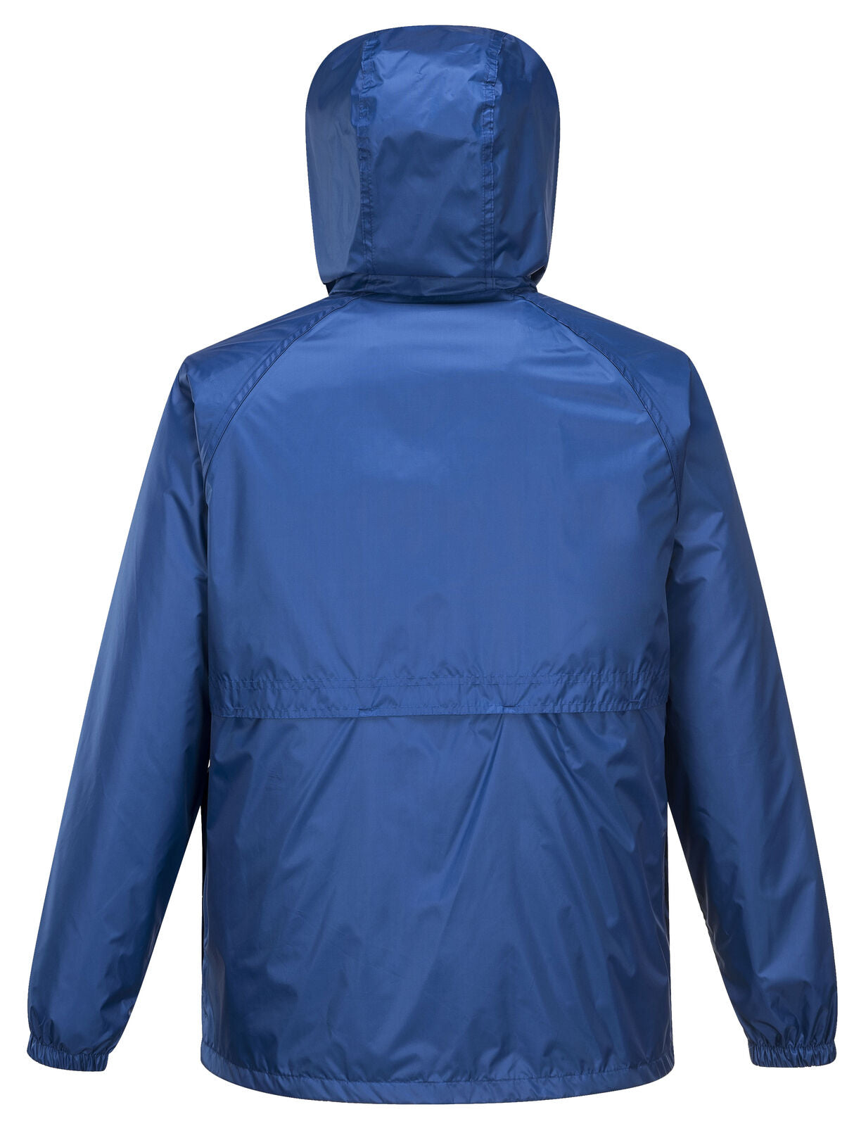 Huski Stratus Mens Waterproof Rain Jacket w/Concealed Hood (Windproof & Packable) - Cobalt