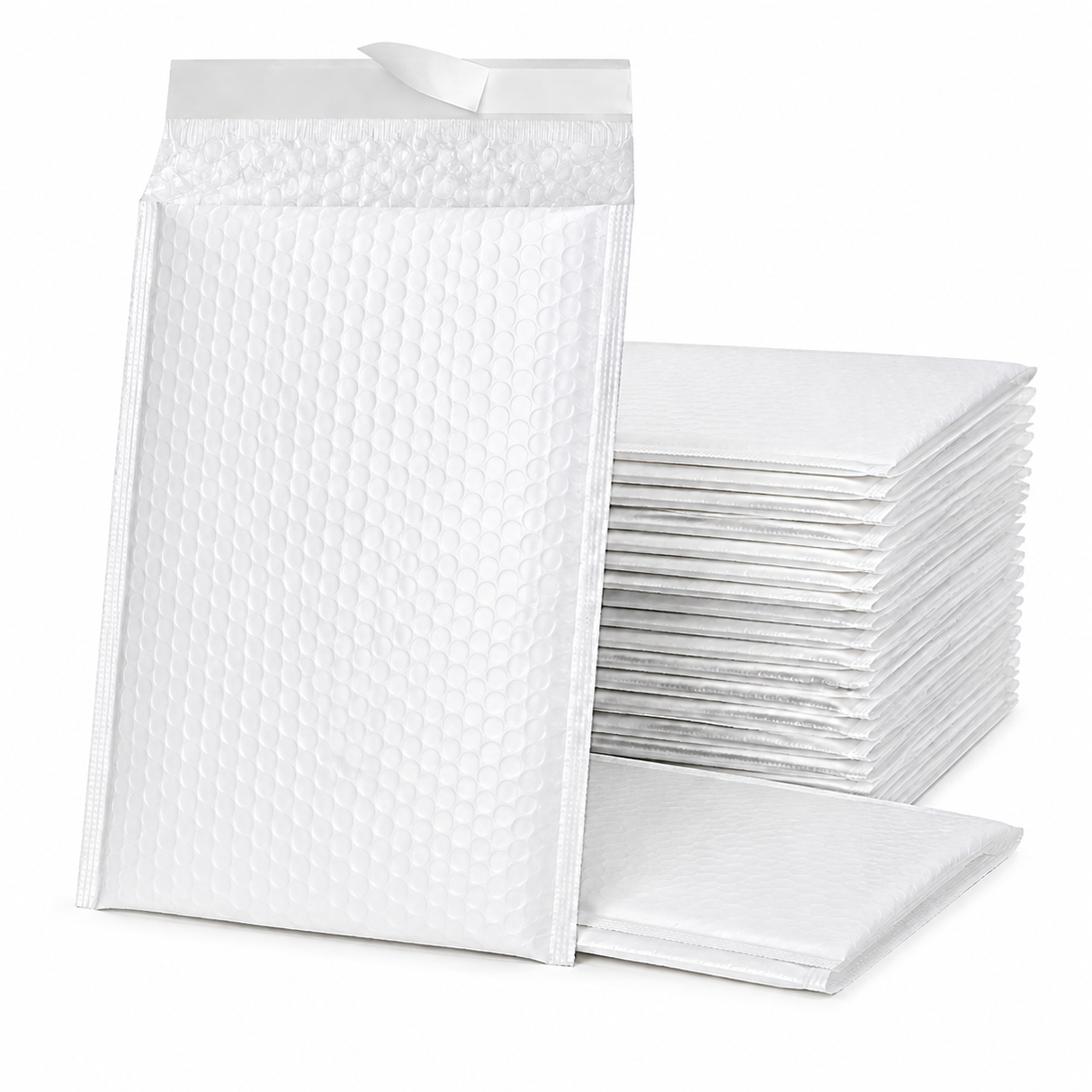 300x White Poly Bubble Mailers Padded Cushioned Postage Envelope - "Size 1" (150mm x 220mm)