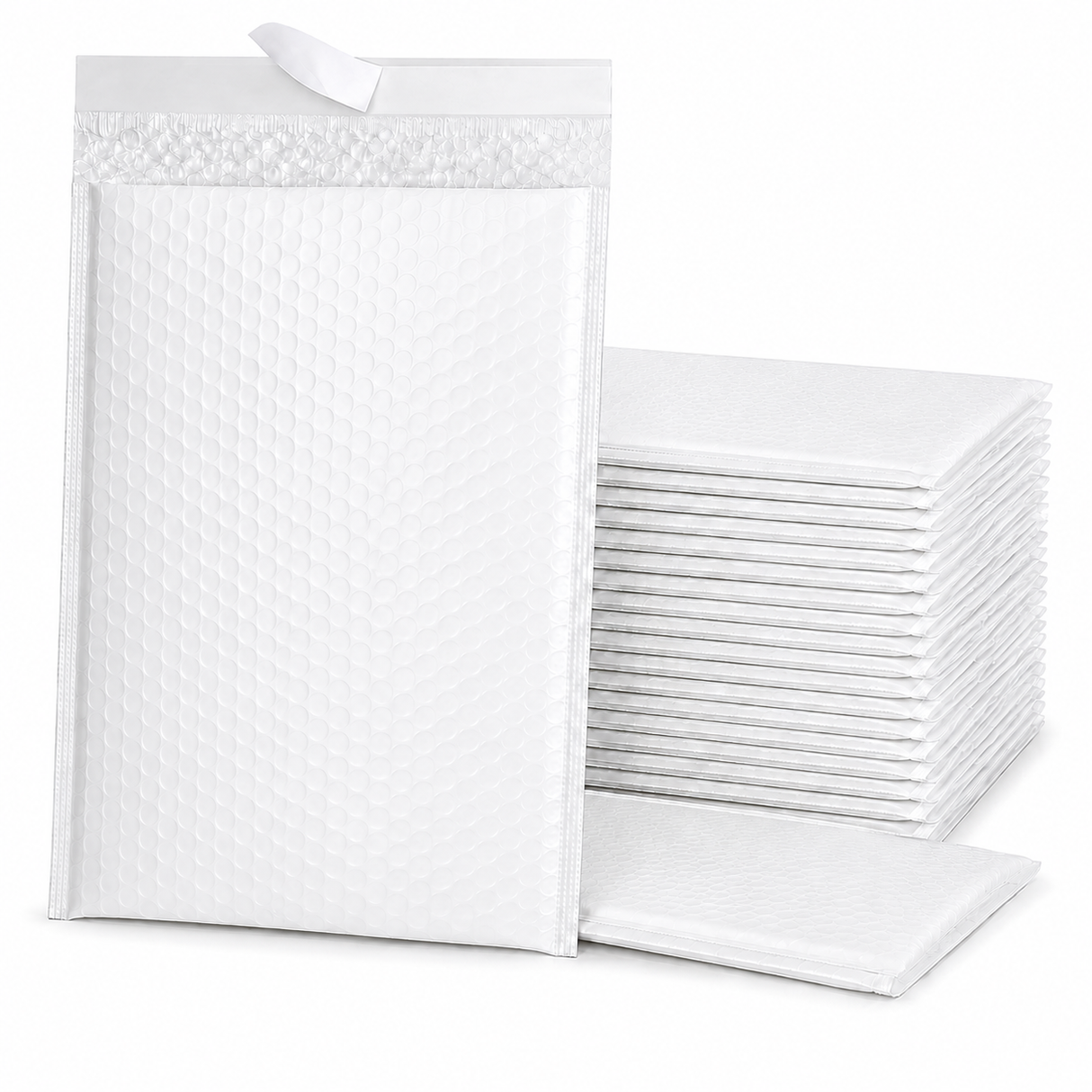 100x White Poly Bubble Mailers Padded Cushioned Postage Envelope - "Size 4" (265mm x 375mm)