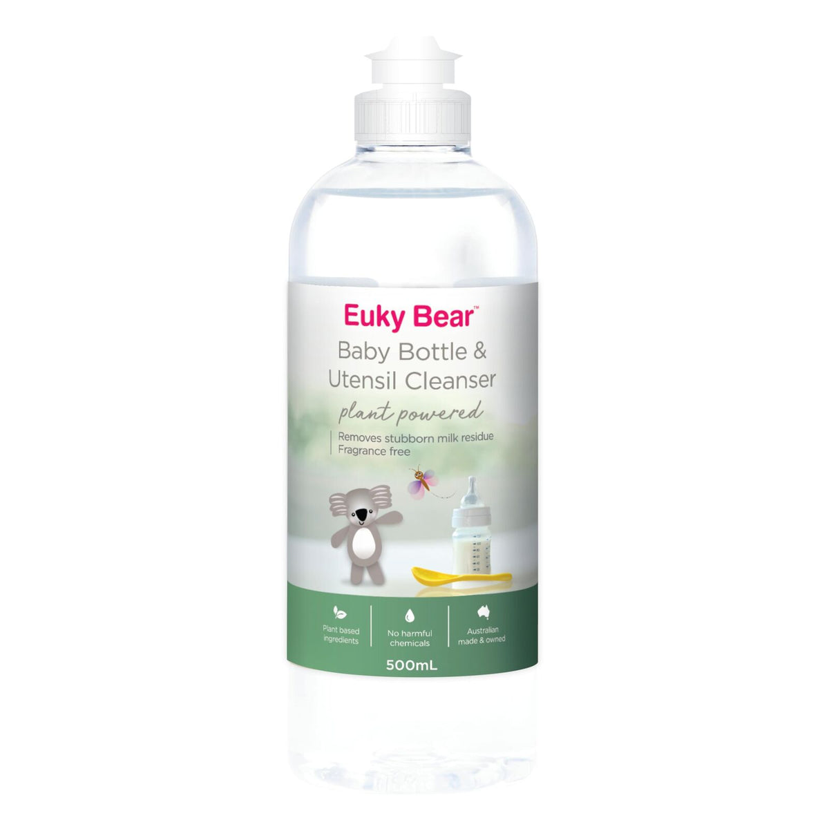 Euky Bear Baby Bottle & Utensil Cleaner Plant-Based Enzyme 500mL