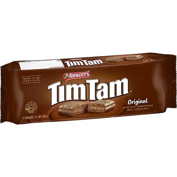 Arnott's Tim Tam Original Chocolate Biscuits 200g - 1 Packet (Fresh Australian Batch)