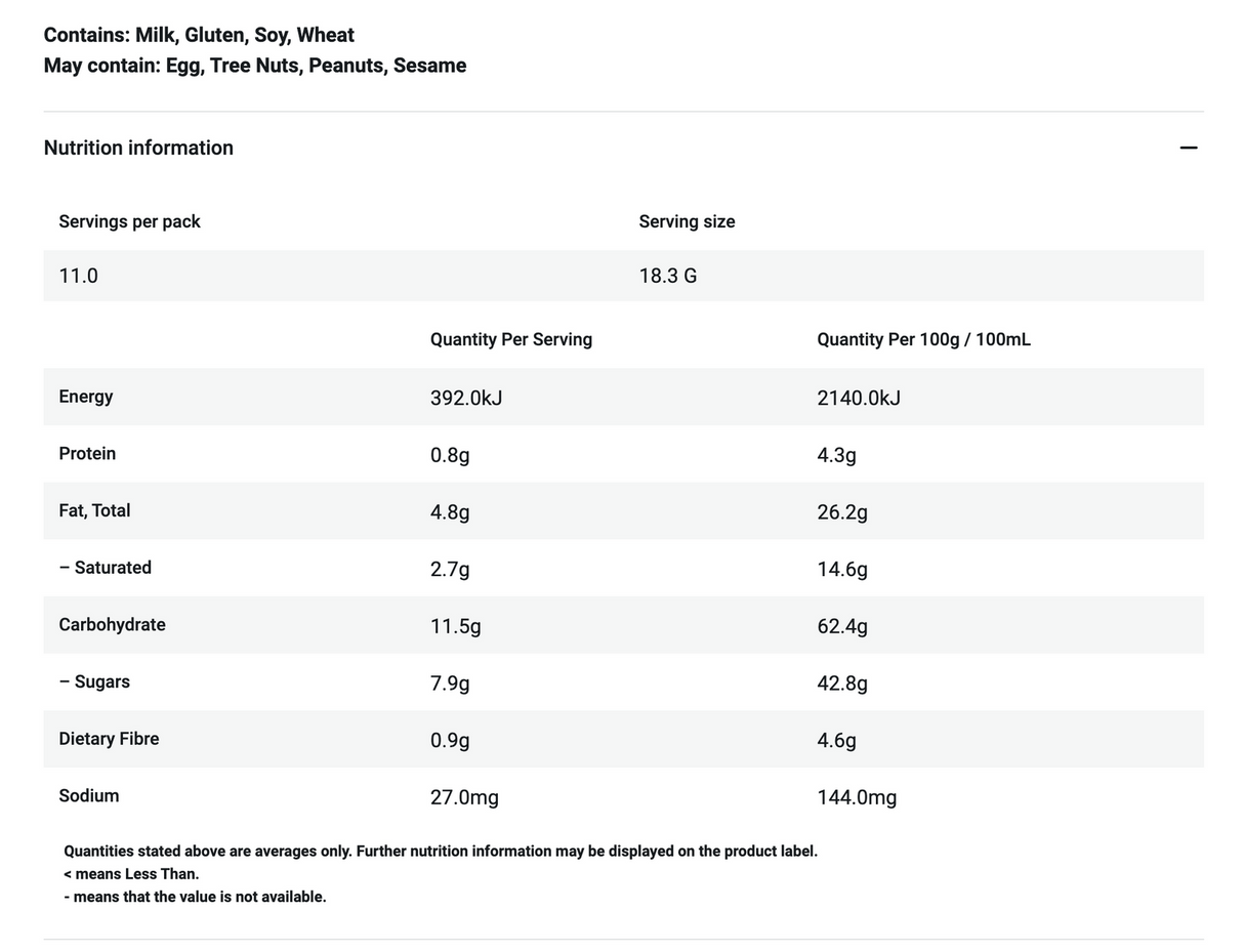 12x Arnott's Tim Tam Dark Chocolate Biscuits 200g - 1 Packet (Fresh Australian Batch)