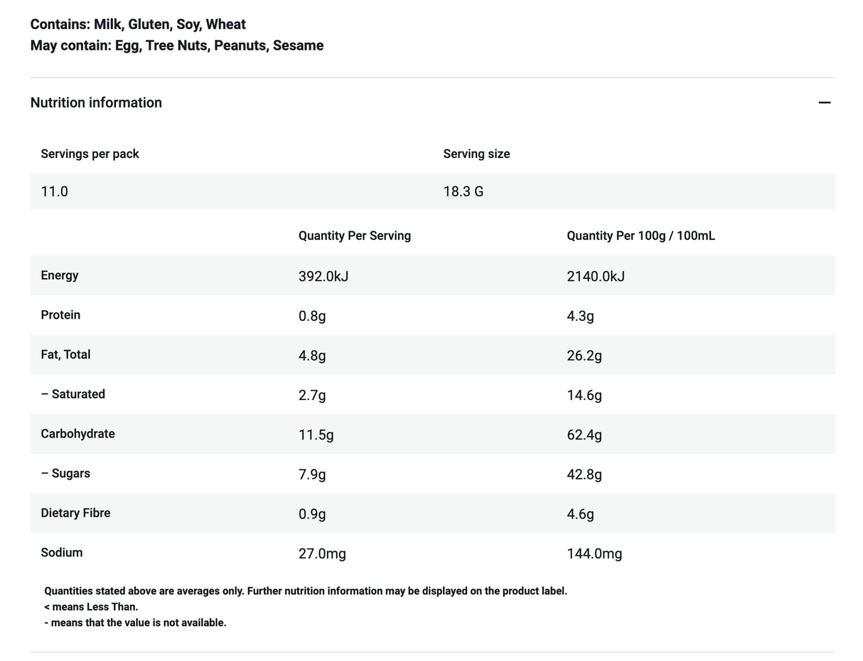 Arnott's Tim Tam Dark Chocolate Biscuits 200g - 1 Packet (Fresh Australian Batch)