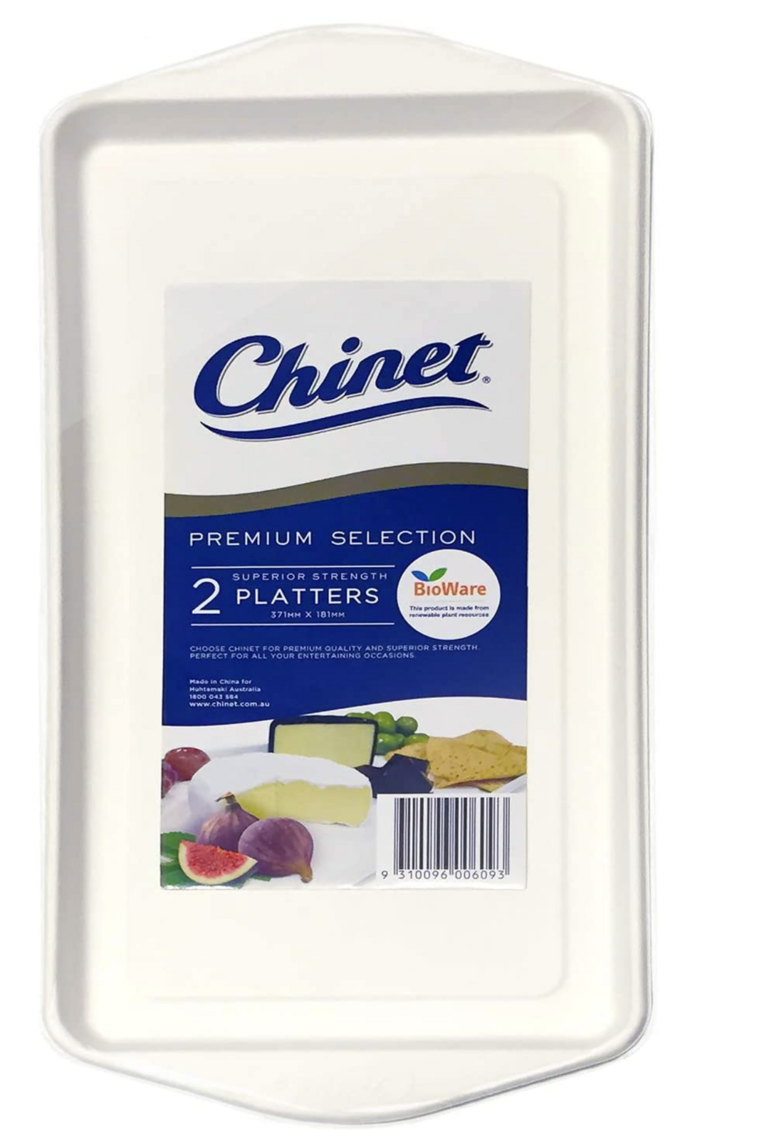 2 Piece Chinet Premium Platters (Superior Strength)