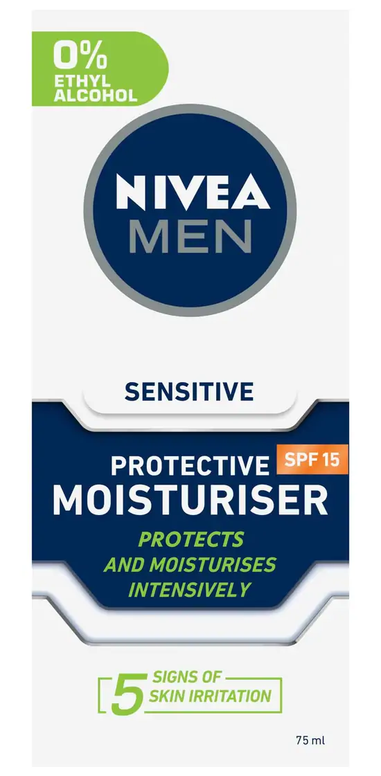 Nivea Men Sensitive Gift Toiletries Bag Shaving Gel Face Wash Moisturiser