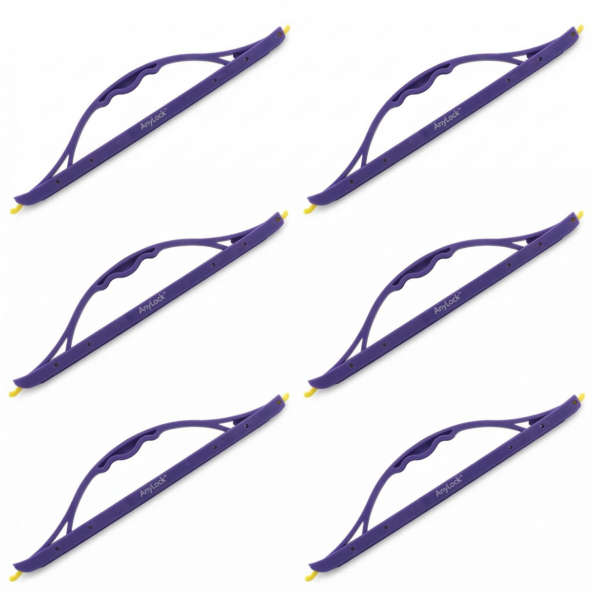 6x ANYLOCK 285mm Small Handle Sealing Rod Bulk Pack - Reusable Clip Lock Sealers