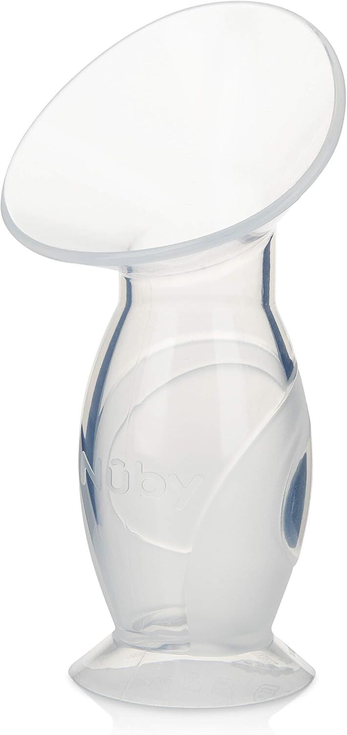 6x Nuby Silicone Breastfeeding Pumps, 120 ml Capacity