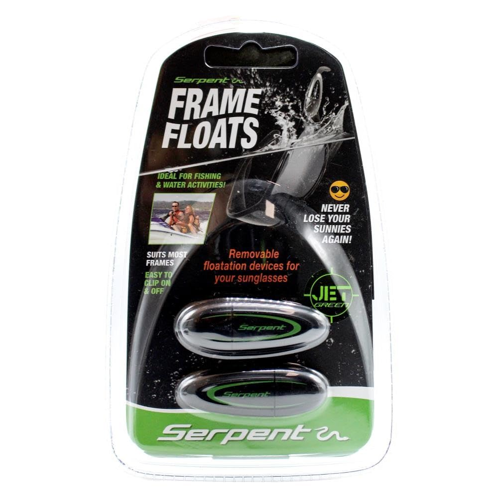 Serpent Frame Floats Removable Flotation Devices for Your Sunglasses